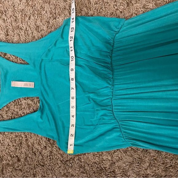 🏷️ 3 for $10 - Jolie Turquoise Stretchy Maxi Dress - Picture 7 of 8